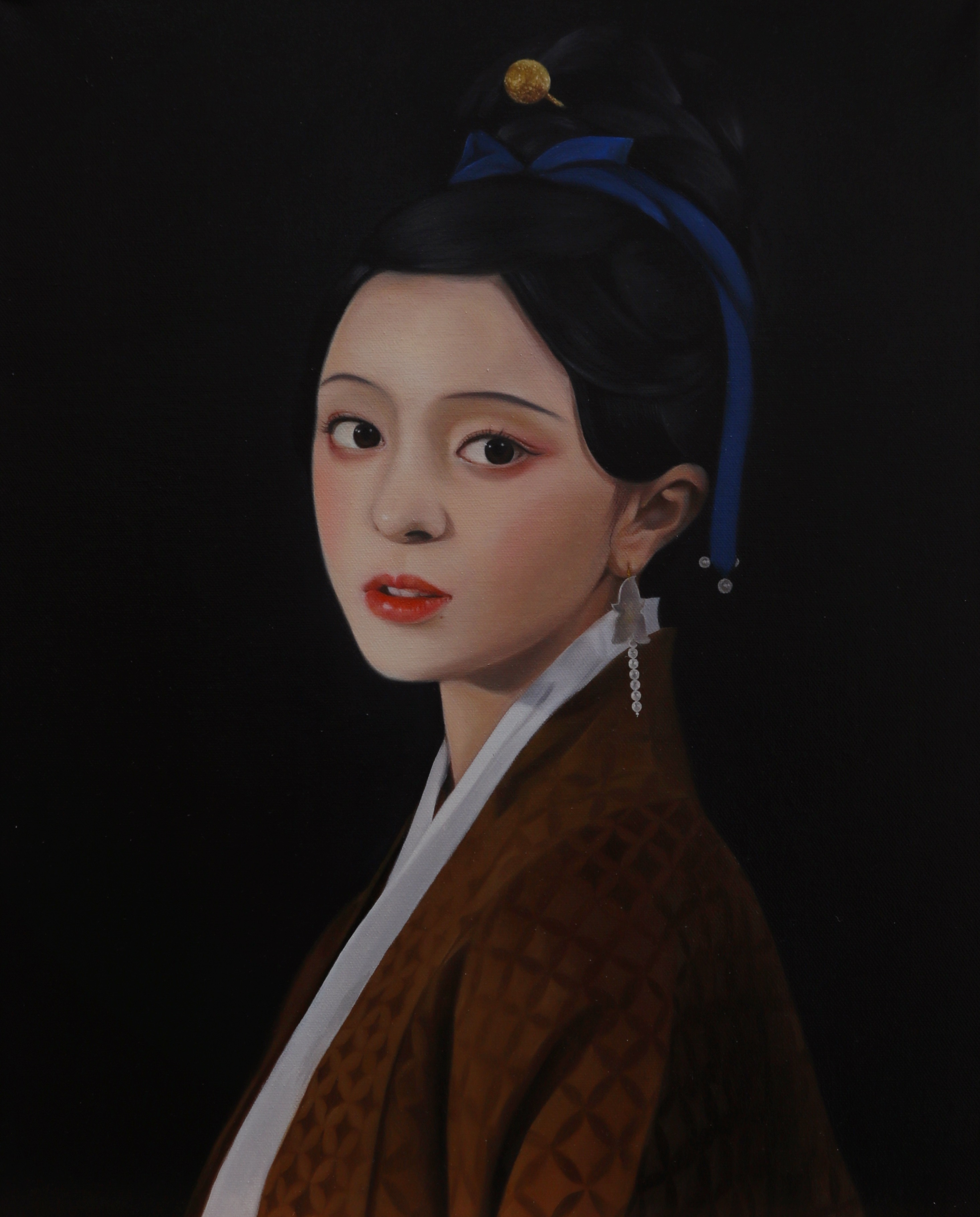 HanFu girl with a pearl earring_Yu Chen